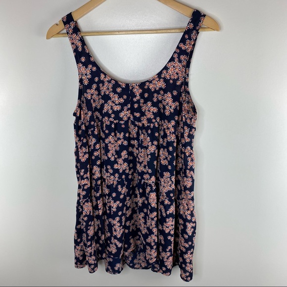 URBAN OUTFITTERS Michelle Tiered Floral Ruffle Romper - Picture 7 of 7